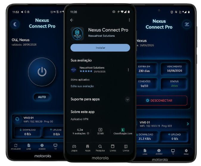 Imagem ilustrativa do aplicativo Nexus Connect
